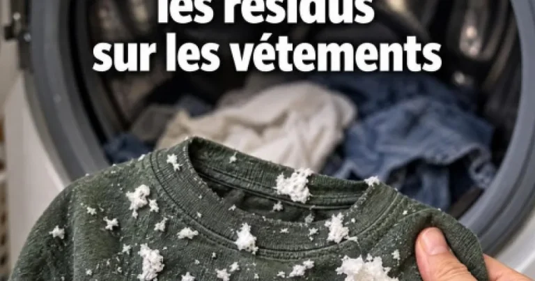 Mouchoir oublié dans la machine : comment rattraper un linge couvert de résidus blancs