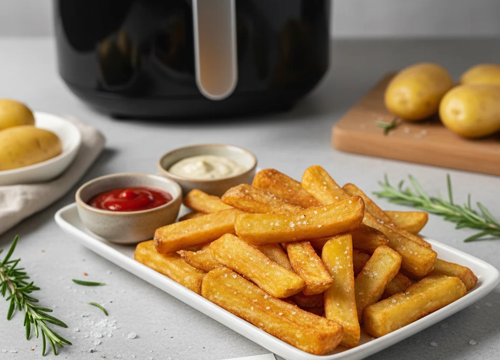 Frites Croustillantes au Four Sans Huile ni Beurre : La Méthode Légère et Dorée